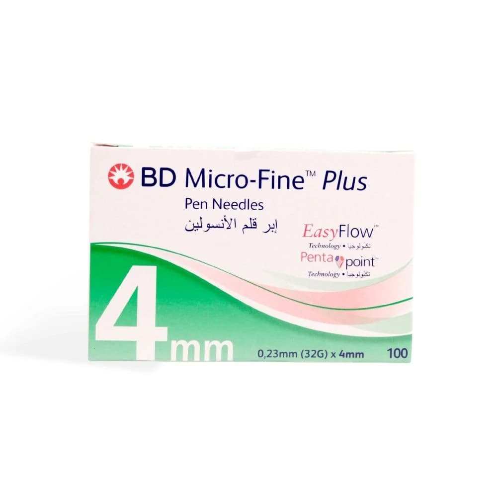 إبر أقلام أنسولين BD micro fine plus 4mm