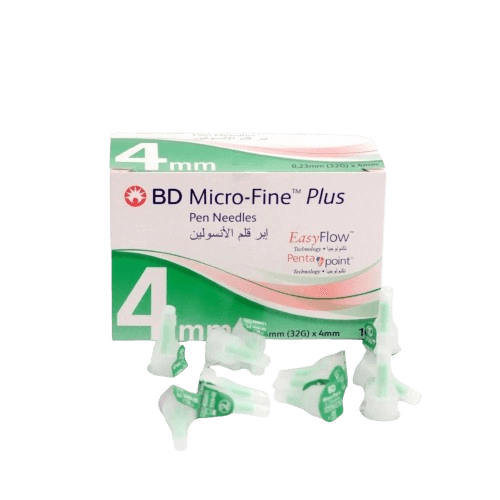 إبر أقلام أنسولين BD micro fine plus 4mm